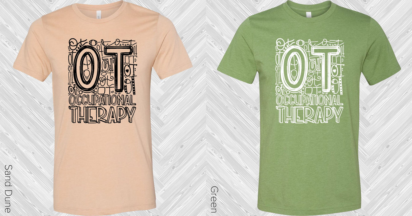 Occupational Therapy Subway Art Graphic Tee Graphic Tee