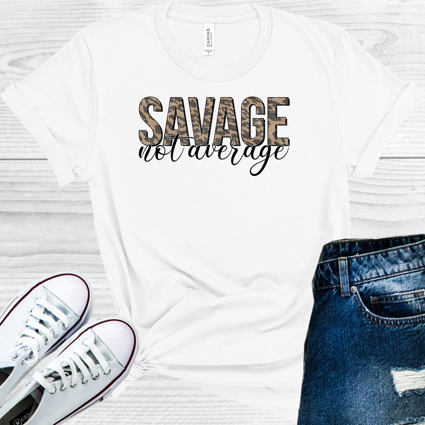 Savage Not Average Graphic Tee Graphic Tee