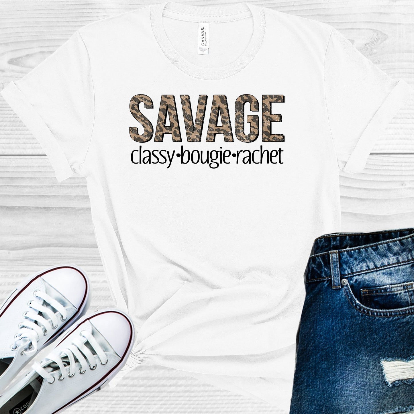 Savage Classy Bougie Rachet Graphic Tee Graphic Tee