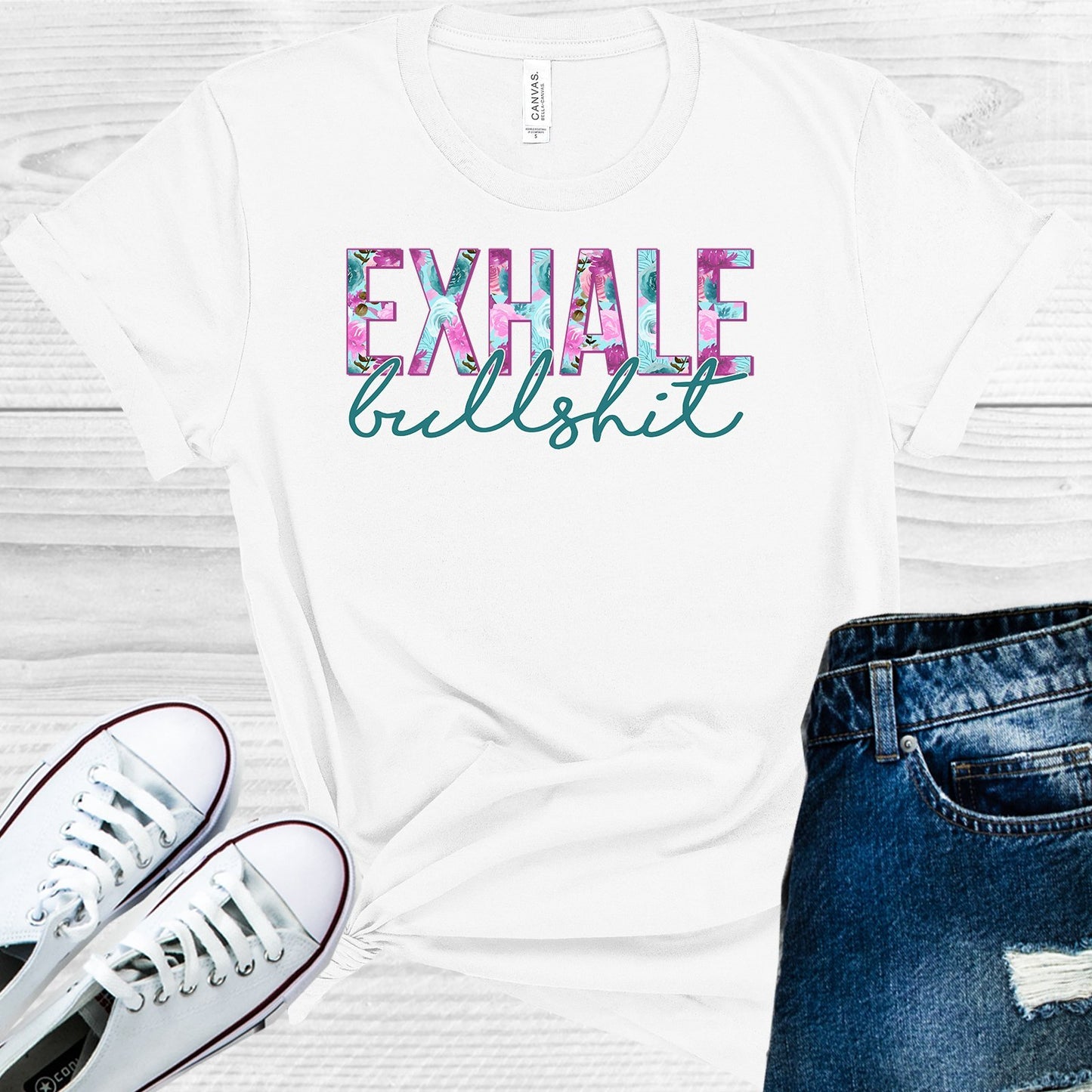 Exhale Bullshit Graphic Tee Graphic Tee