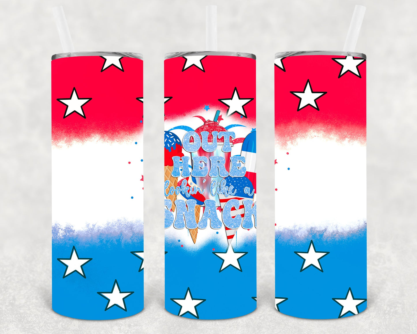 Out Here Lookin Like A Snack 20 Oz Skinny Tumbler