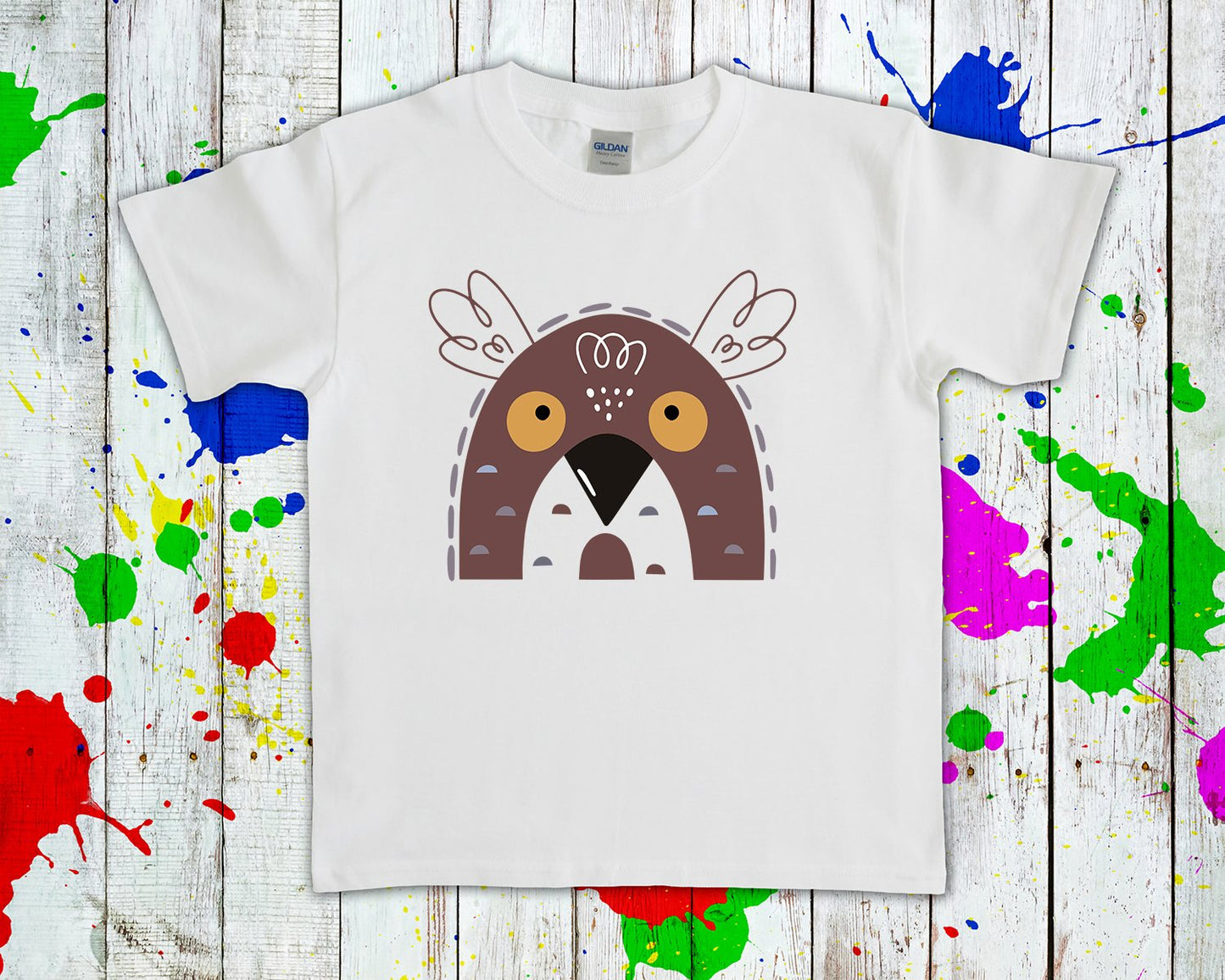 Owl Rainbow Graphic Tee Graphic Tee