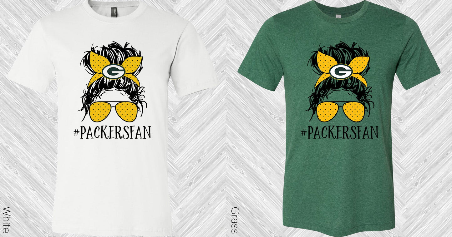 Packers Fan #packersfan Graphic Tee Graphic Tee