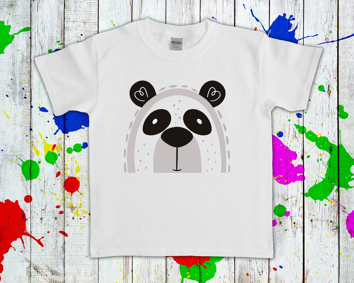 Panda Rainbow Graphic Tee Graphic Tee
