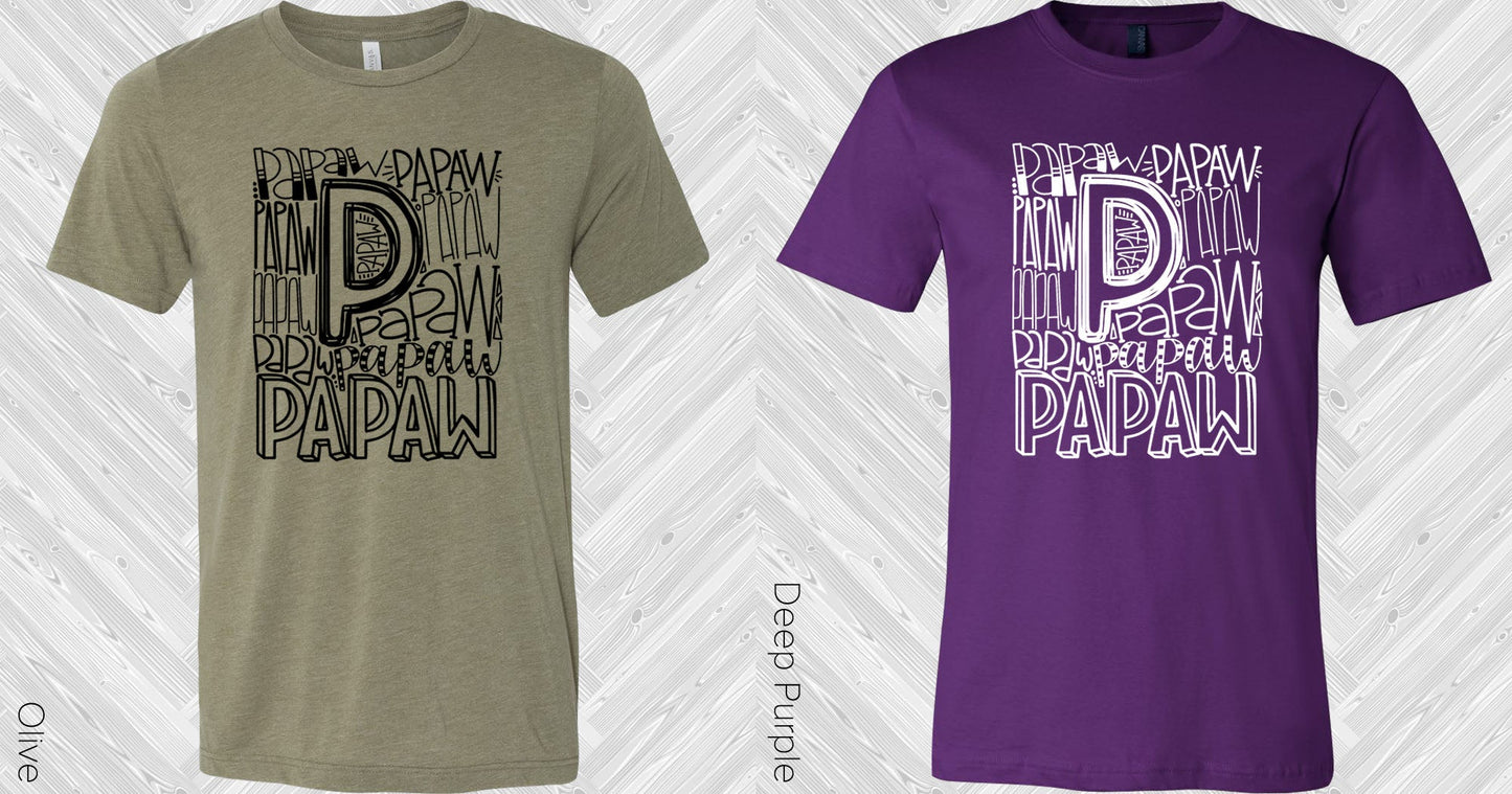 Papaw Subway Art Graphic Tee Graphic Tee