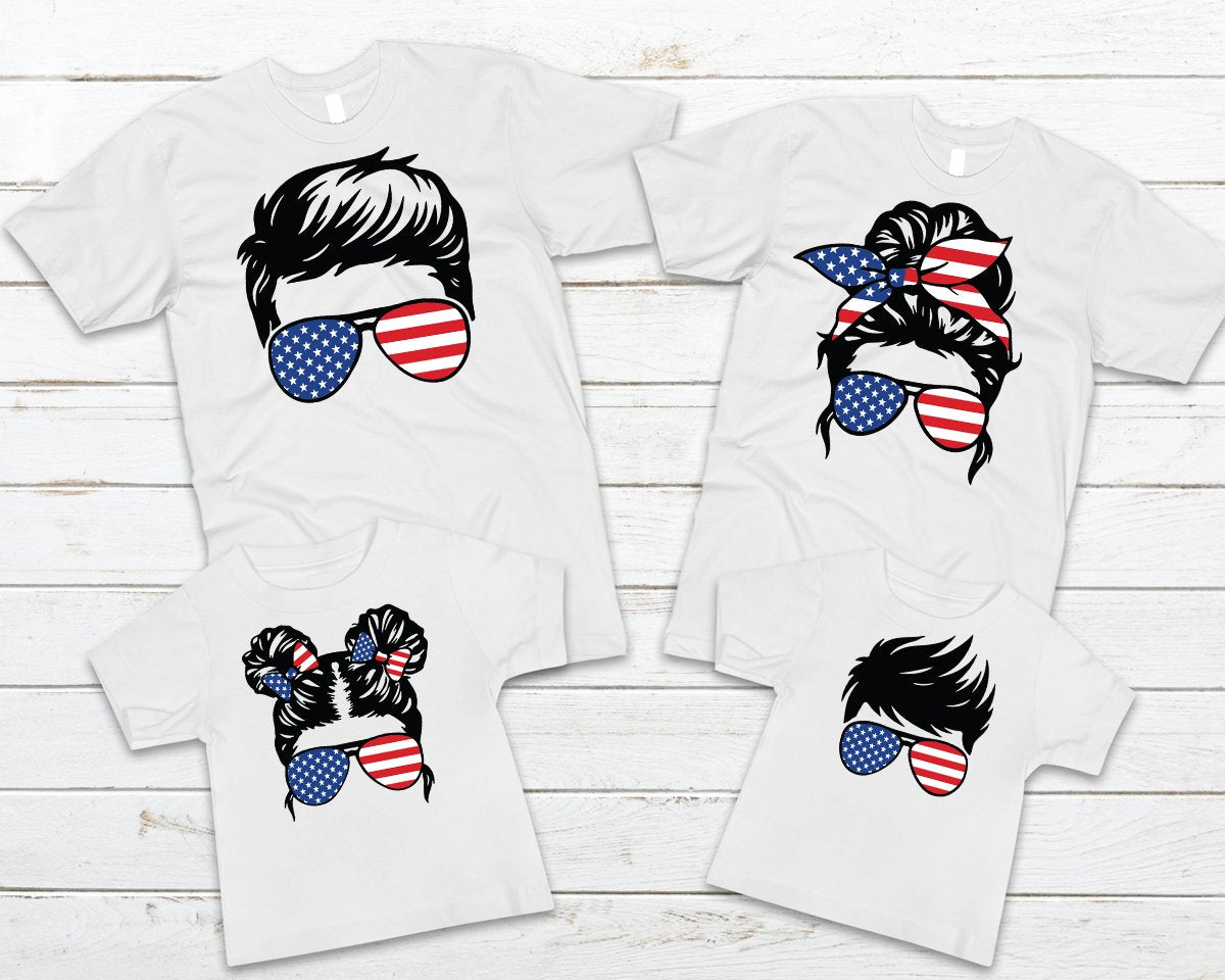 Patriotic Family - Dad Graphic Tee Graphic Tee