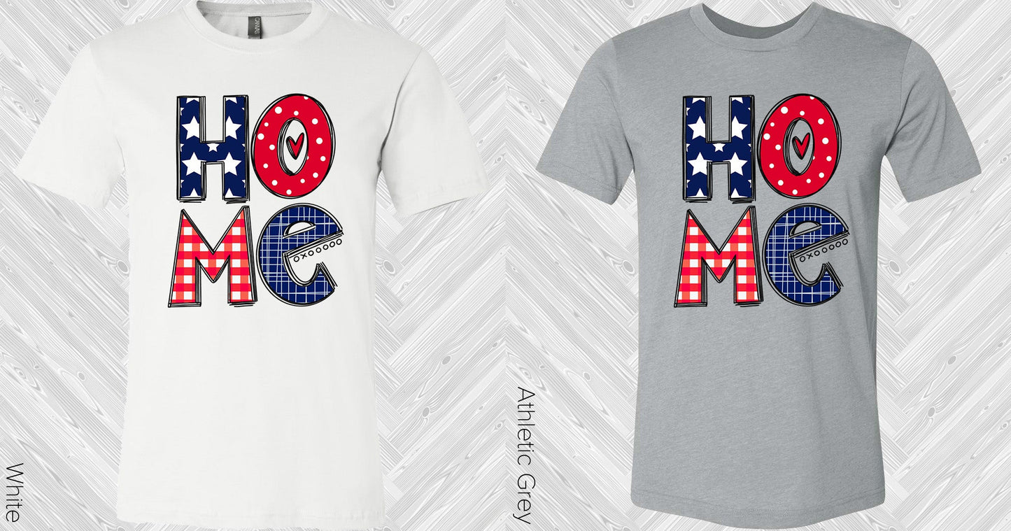 Patriotic Home Graphic Tee Graphic Tee