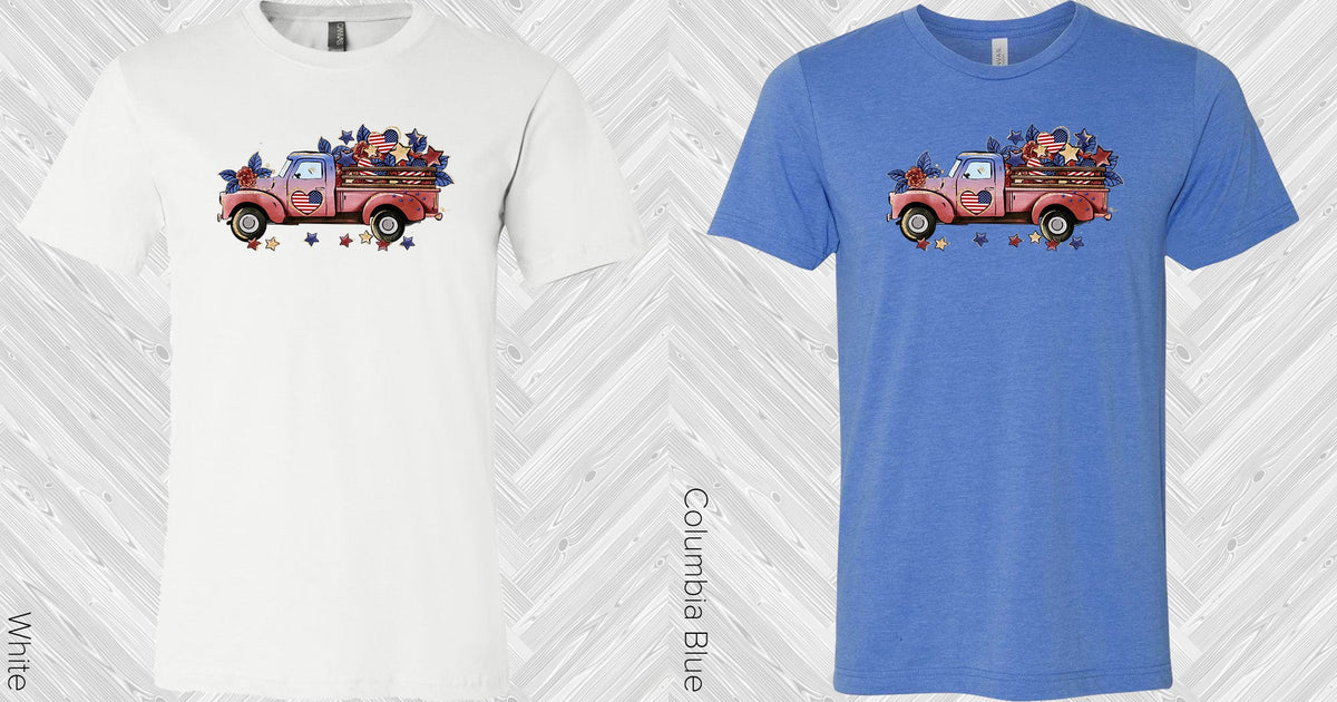Patriotic Truck Graphic Tee Graphic Tee
