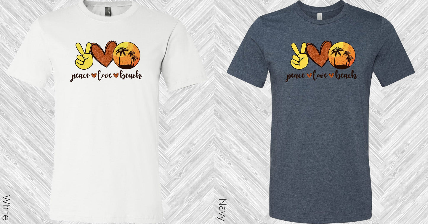 Peace Love Beach Graphic Tee Graphic Tee