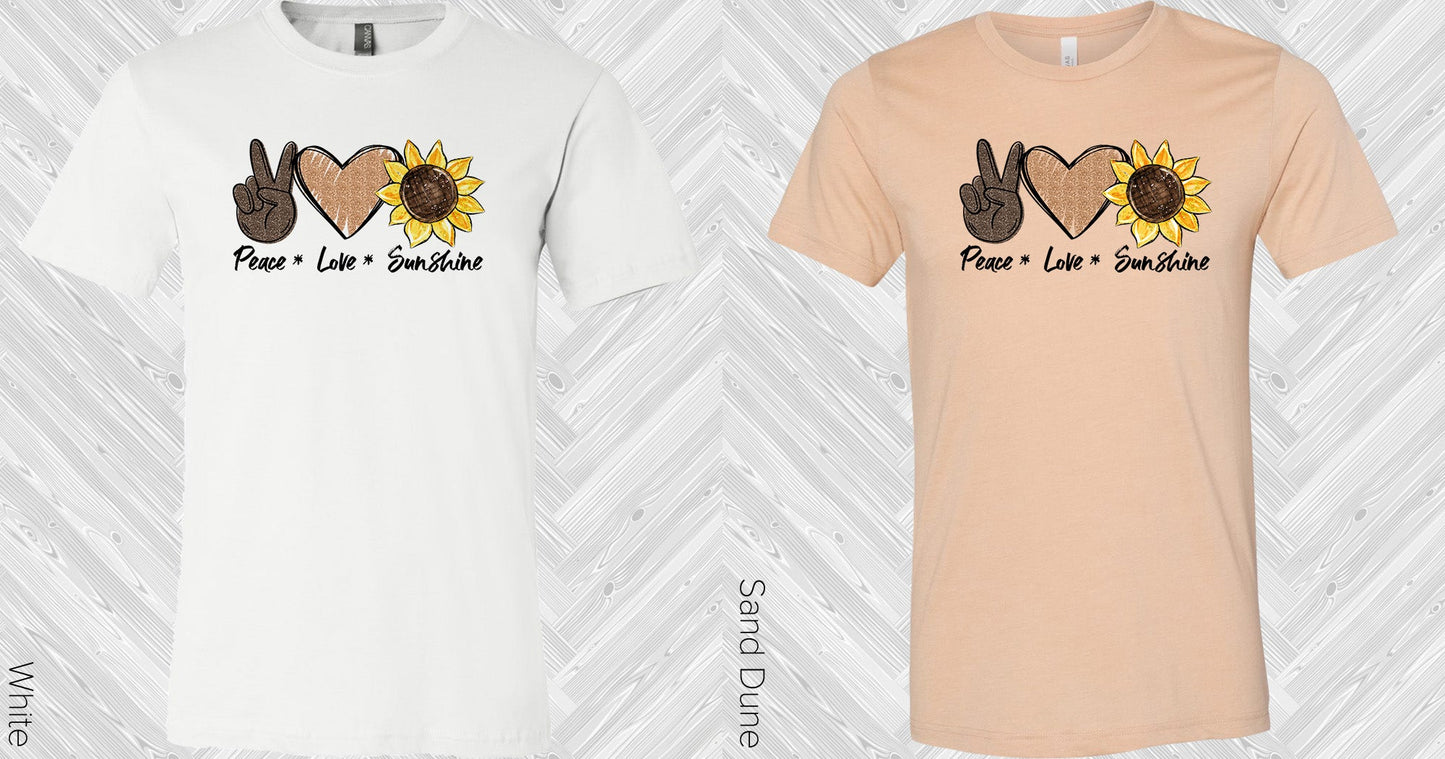 Peace Love Sunshine Graphic Tee Graphic Tee