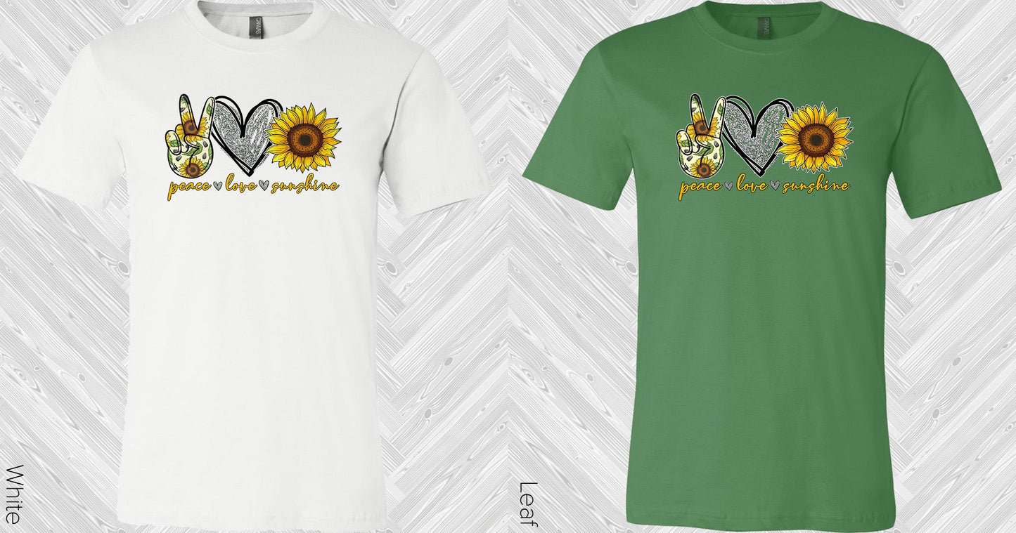 Peace Love Sunshine Graphic Tee Graphic Tee