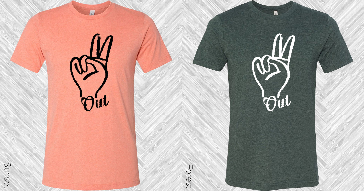 Peace Out Graphic Tee Graphic Tee