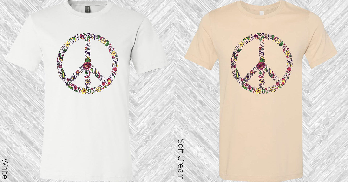 Peace Sign Graphic Tee Graphic Tee