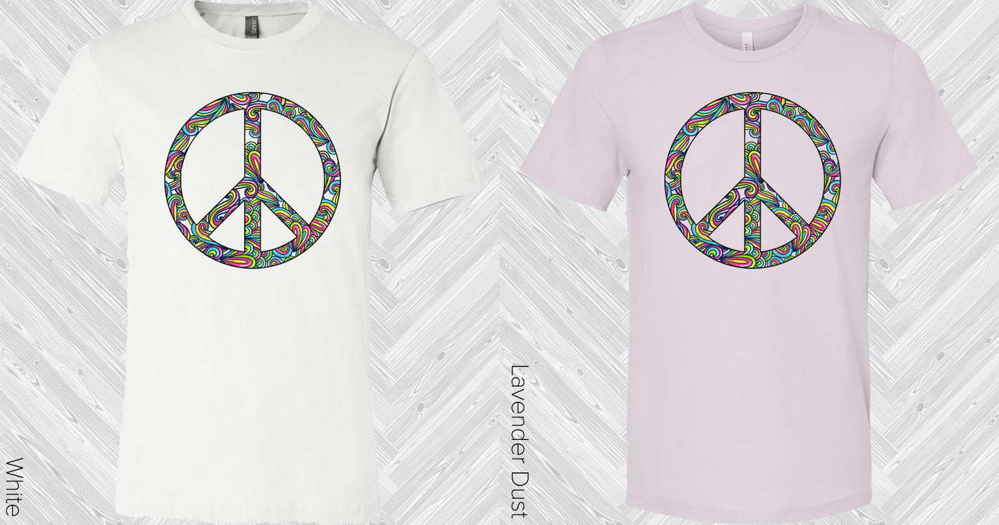 Peace Sign Graphic Tee Graphic Tee