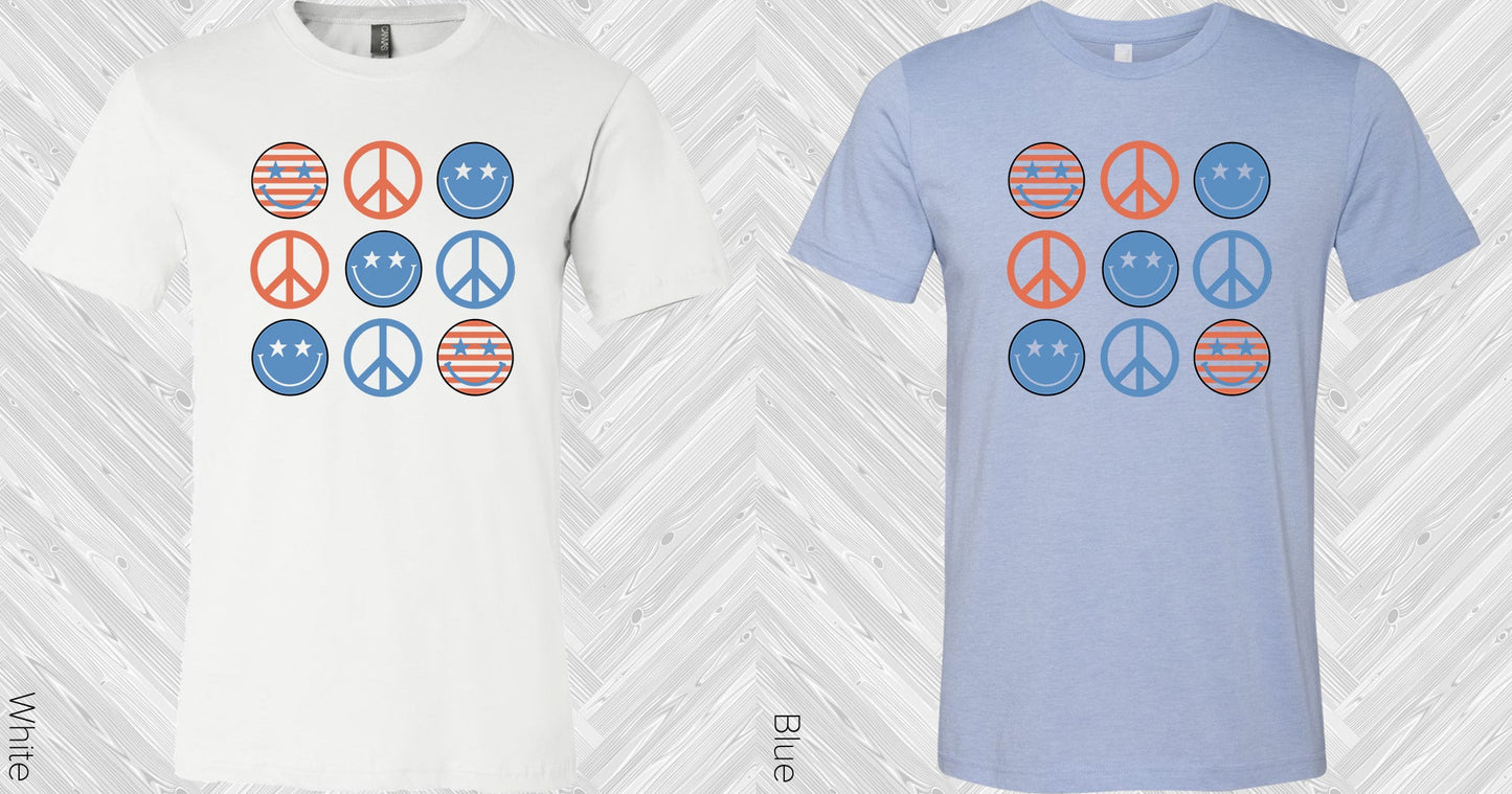 Peace And Happiness Graphic Tee Graphic Tee