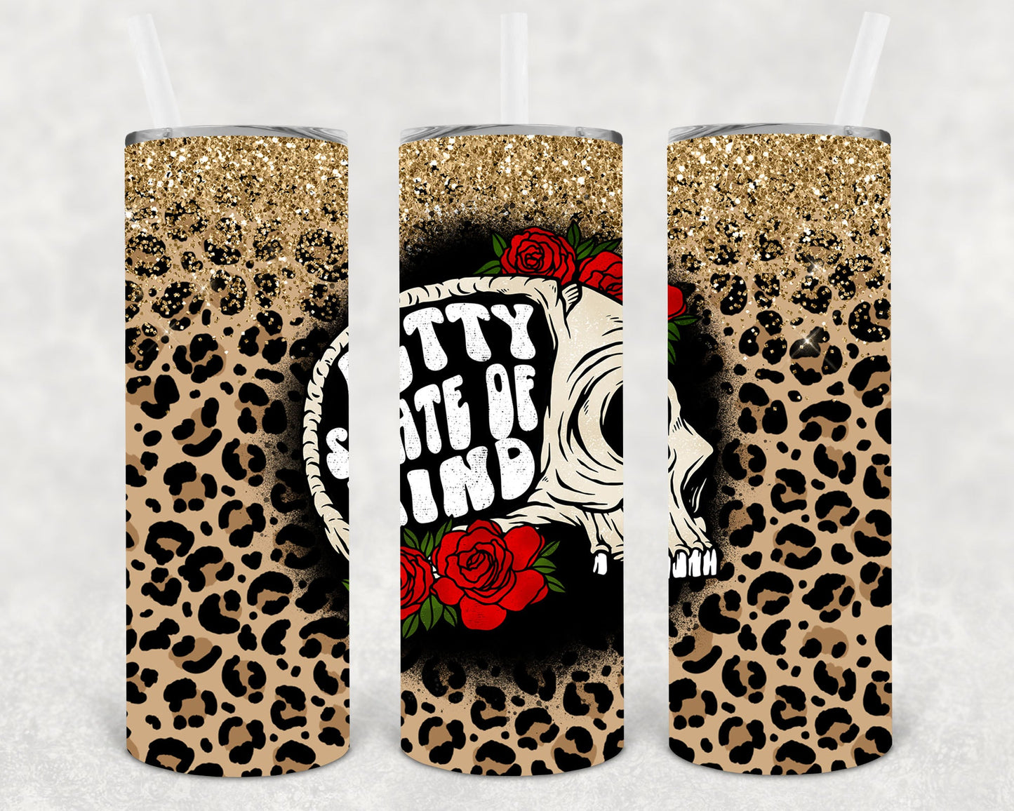 Petty State Of Mind 20 Oz Skinny Tumbler