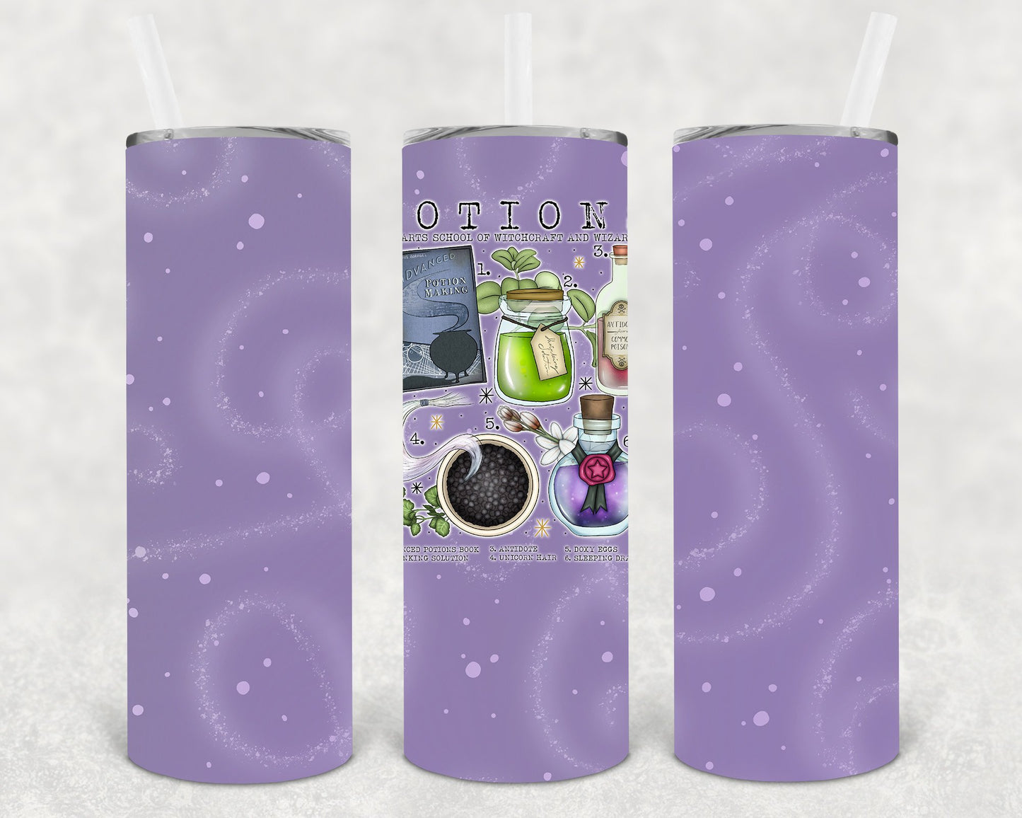 Potions 20 Oz Skinny Tumbler
