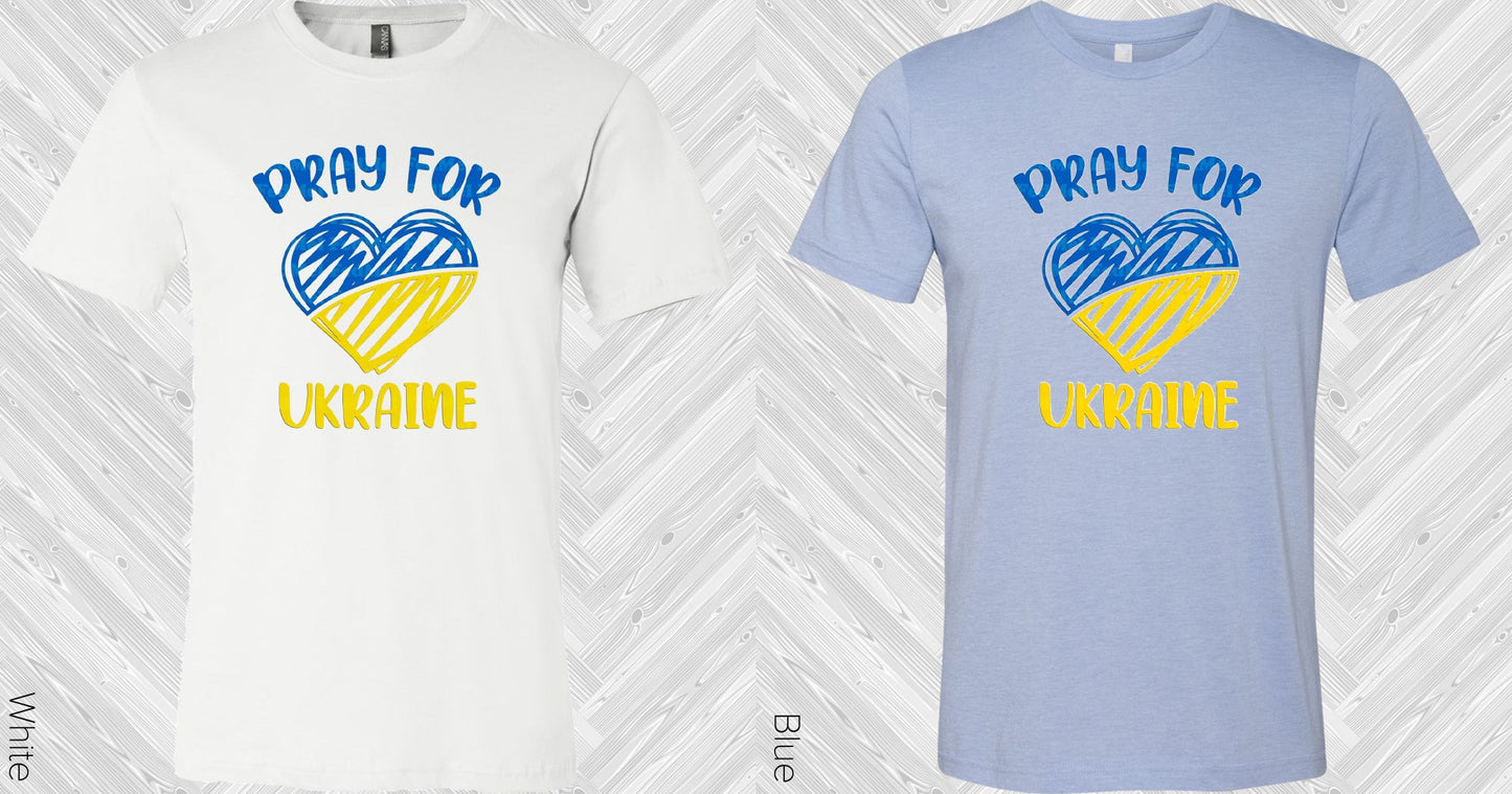 Pray For Ukraine Graphic Tee Graphic Tee