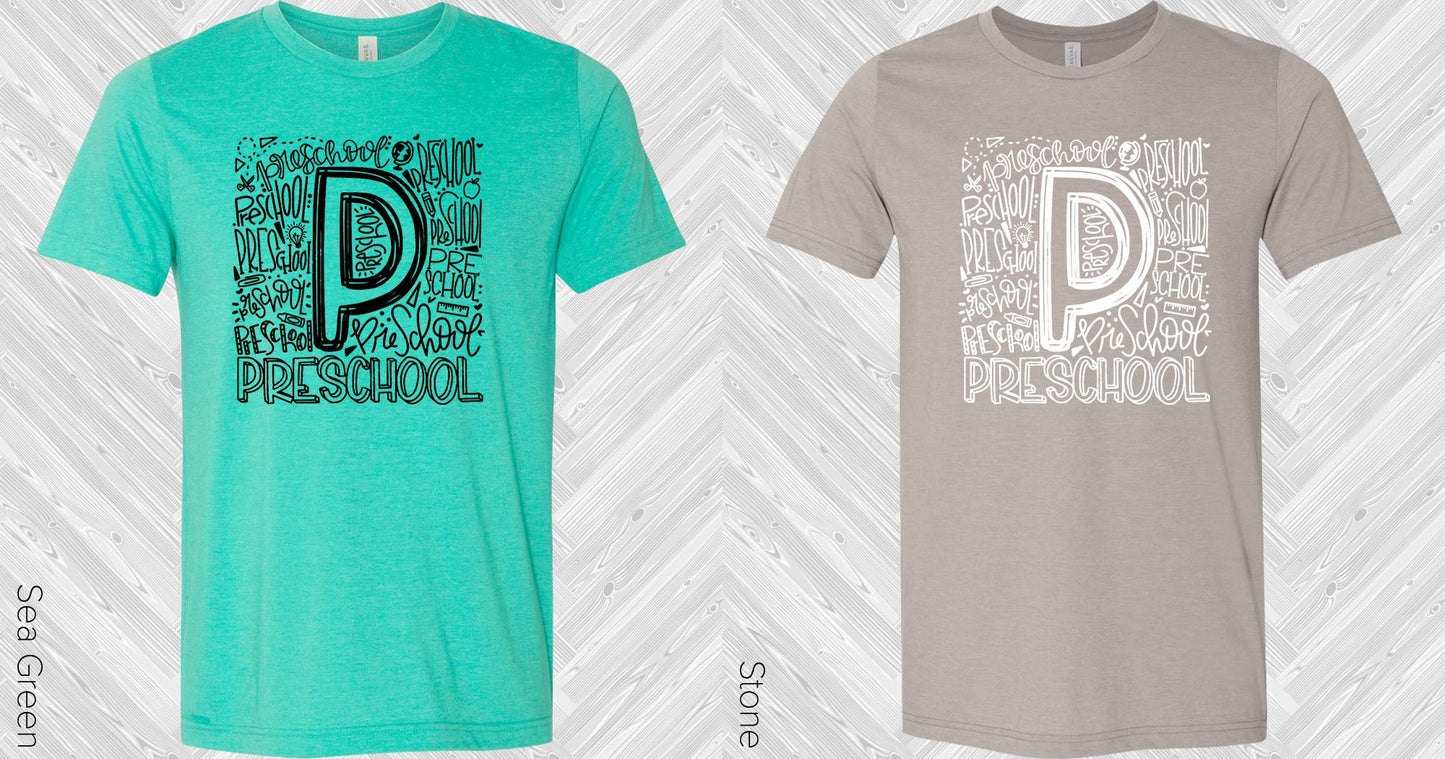 Preschool Subway Art Graphic Tee Graphic Tee