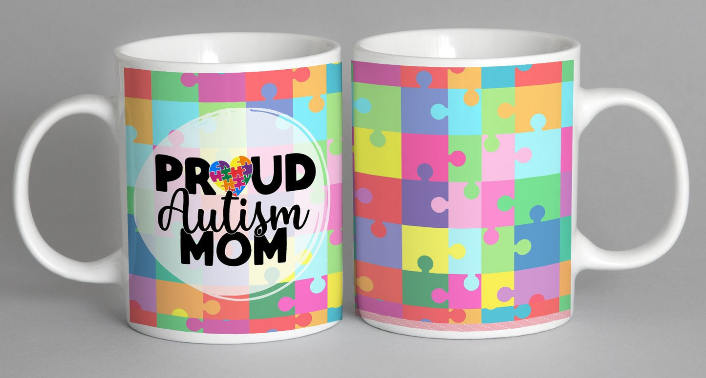 Proud Autism Mom Mug Coffee