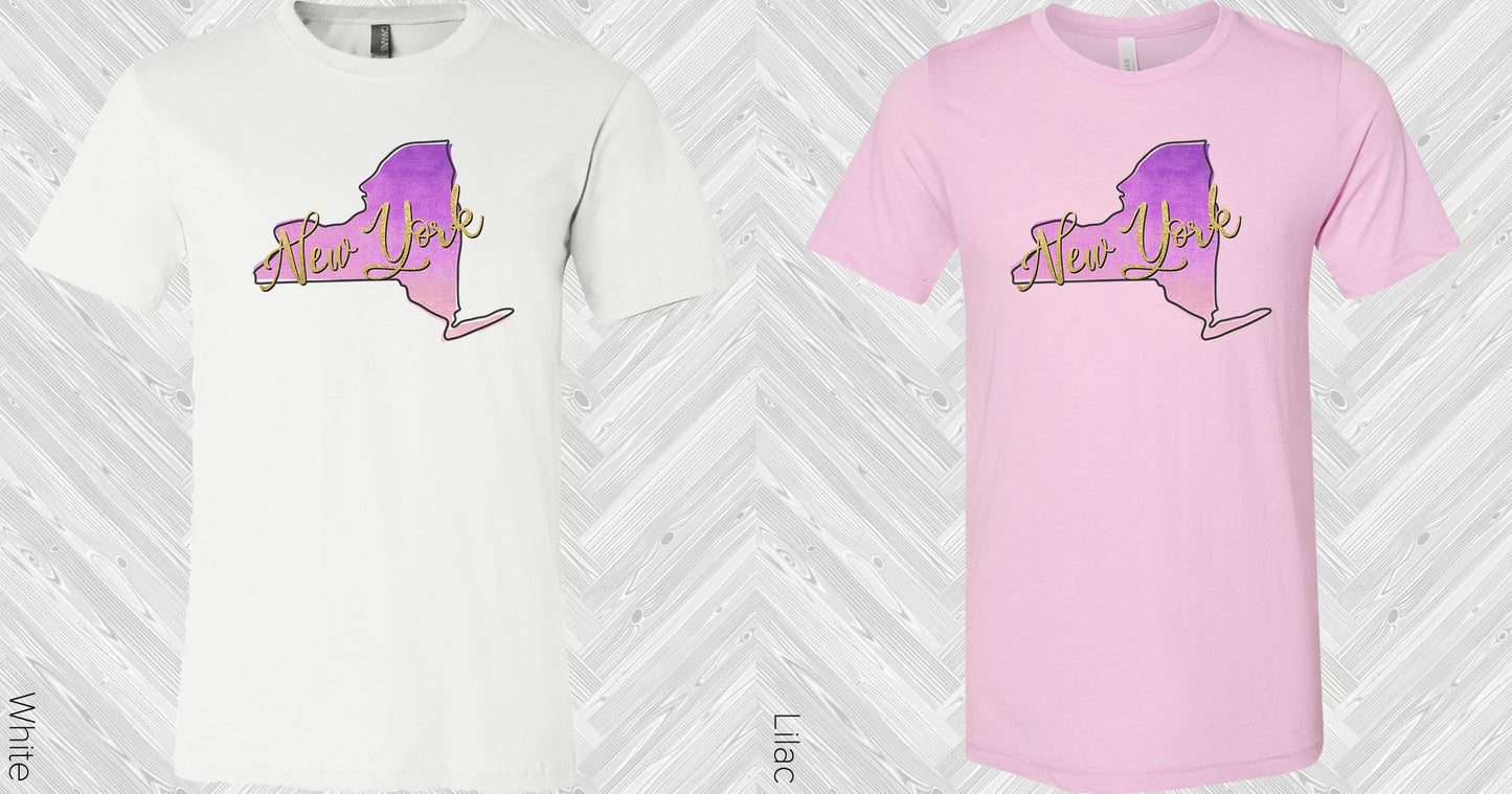 Purple Hombre State Graphic Tee Graphic Tee