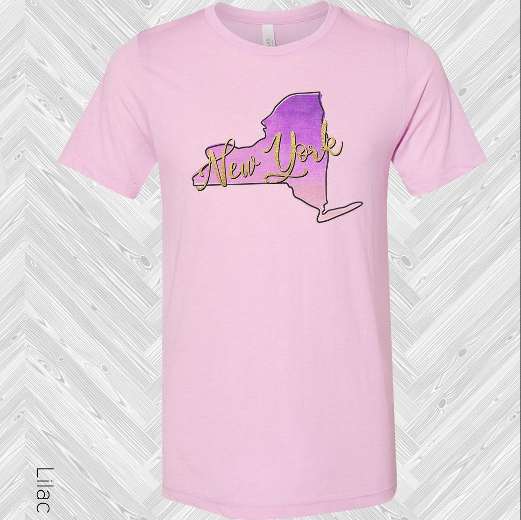 Purple Hombre State Graphic Tee Graphic Tee