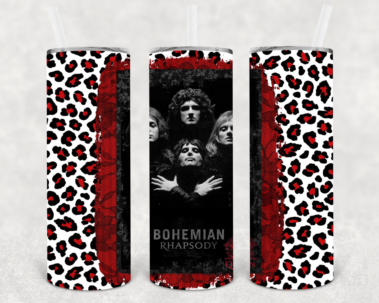 Queen Bohemian Rhapsody 20 Oz Skinny Tumbler