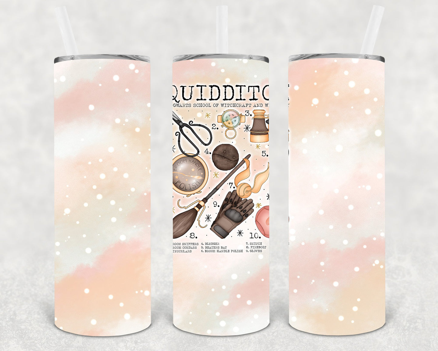 Quidditch 20 Oz Skinny Tumbler