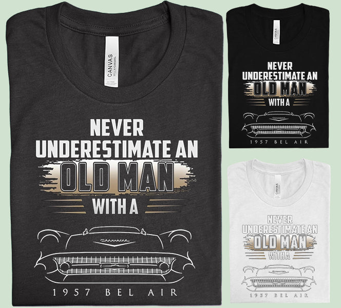 Never Underestimate an Old Man Graphic Tee