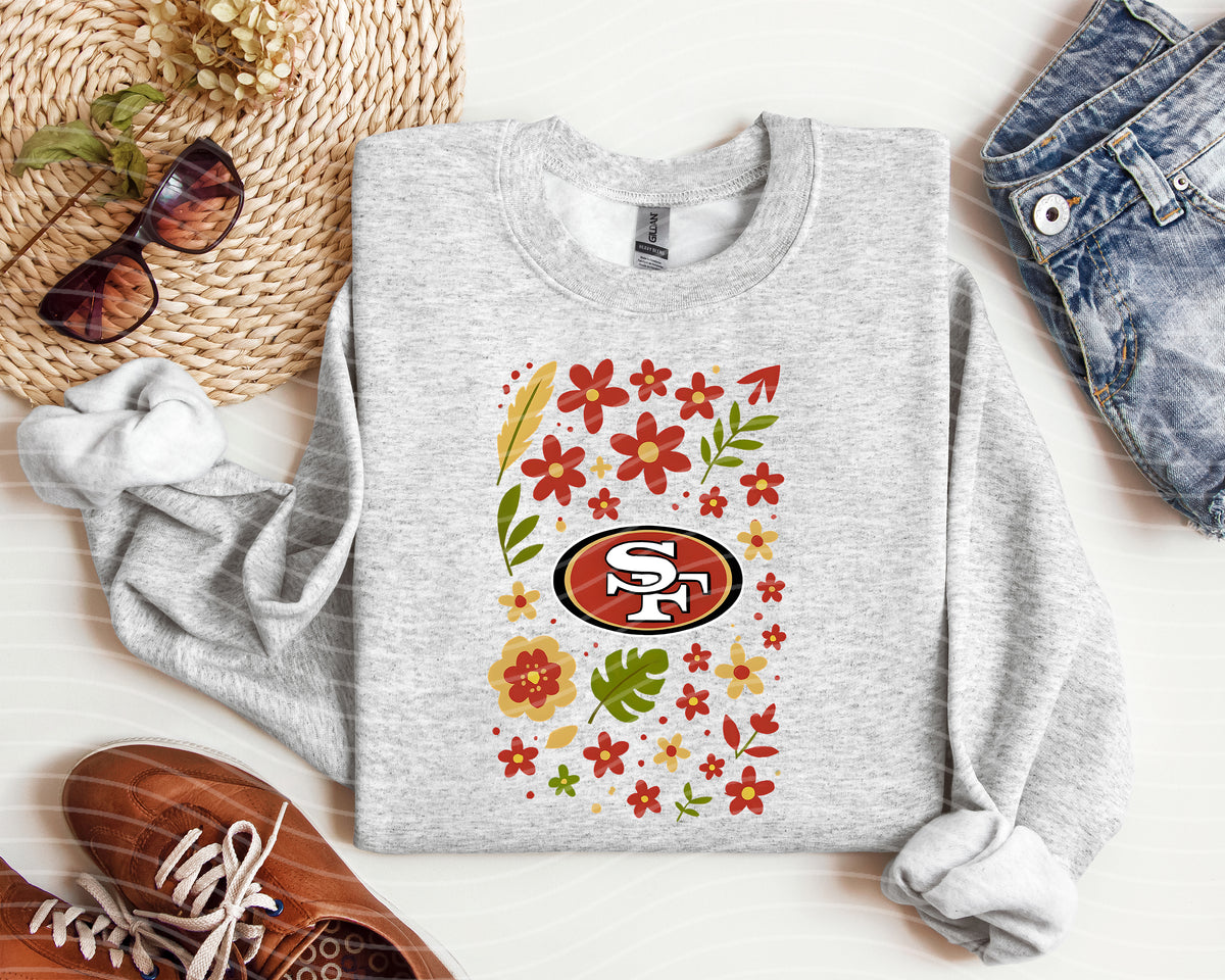 49ers Floral Graphic Tee