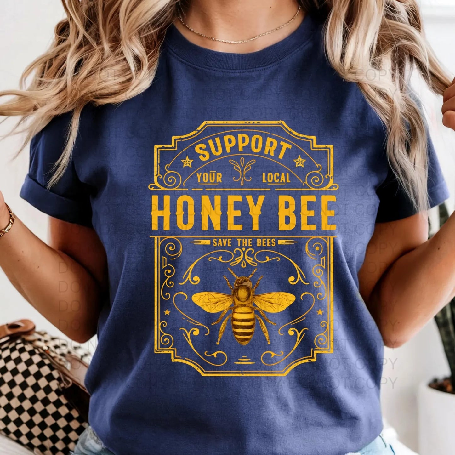 Support Your Local Honey Bee Graphic Tee