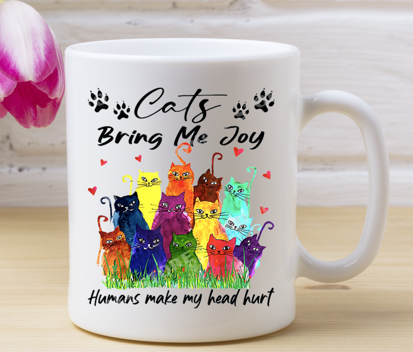 Cats Bring Me Joy Mug