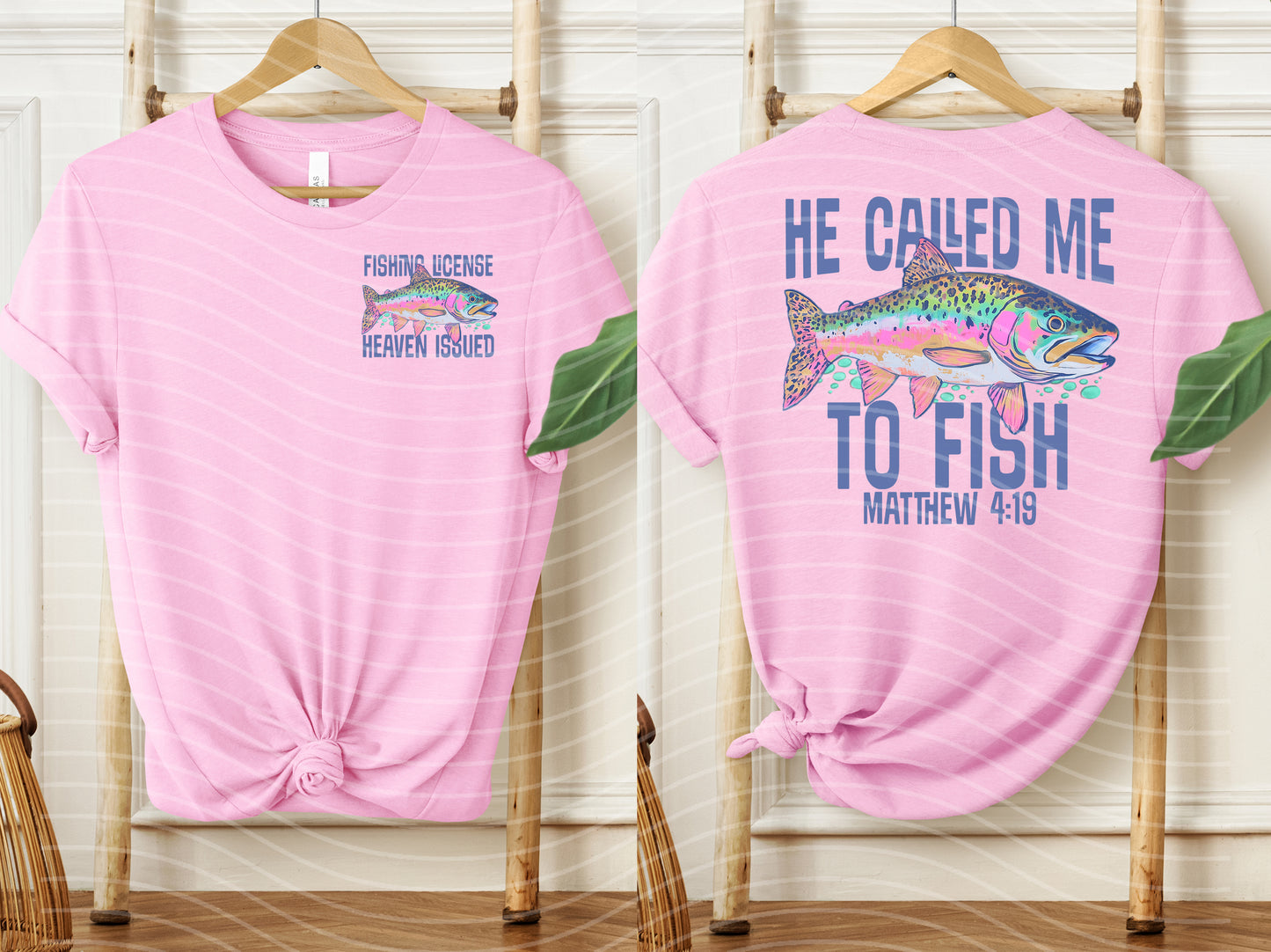 He Called Me to Fish Graphic Tee