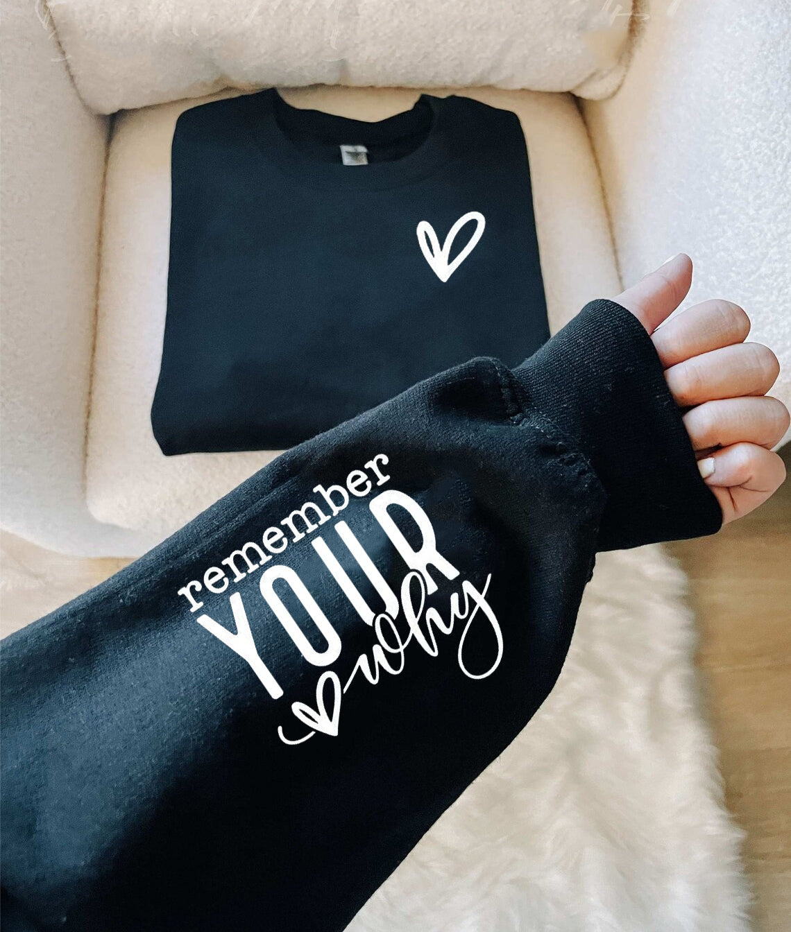 Remember Your Why Pocket And Sleeve Graphic Tee Graphic Tee