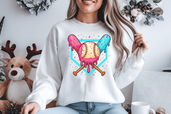 Baseball Drip Graphic Tee