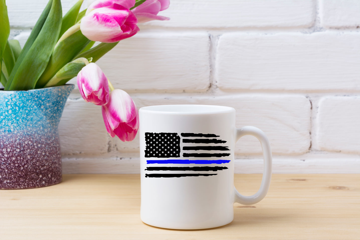 Blue Line Mug