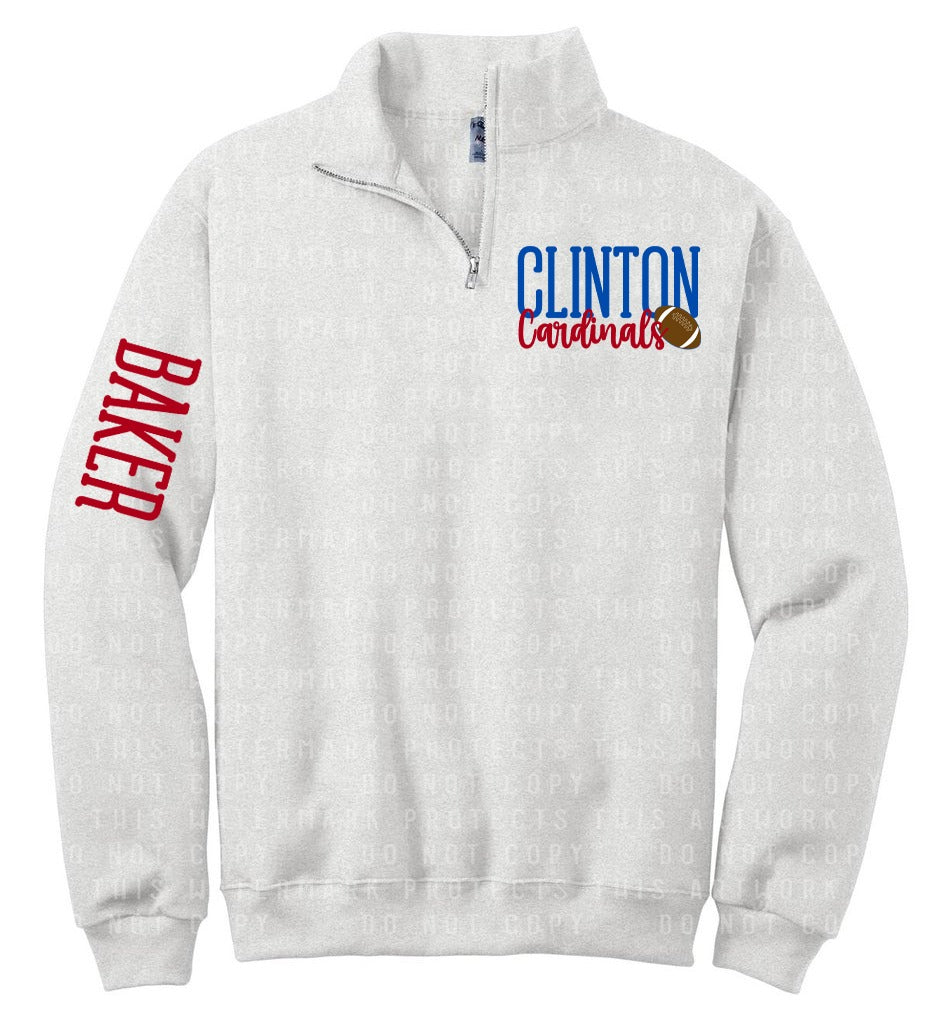 Custom School Team Sport with Name Graphic Tee