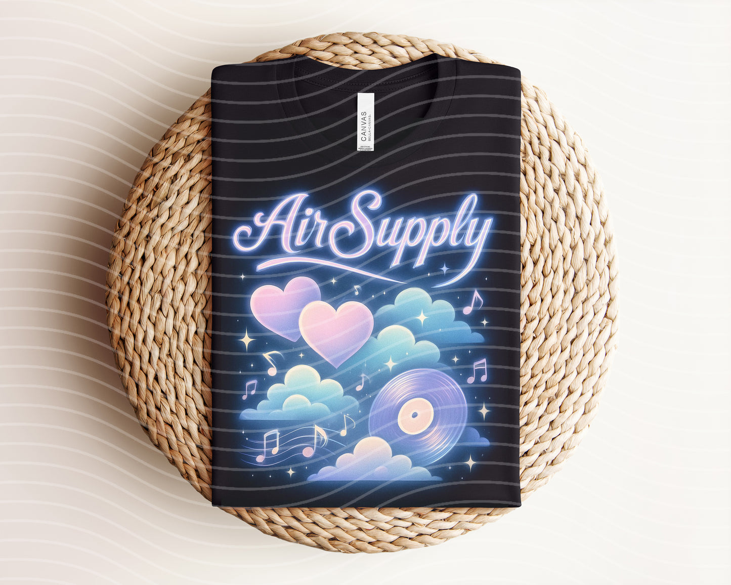 Air Supply Neon Graphic Tee