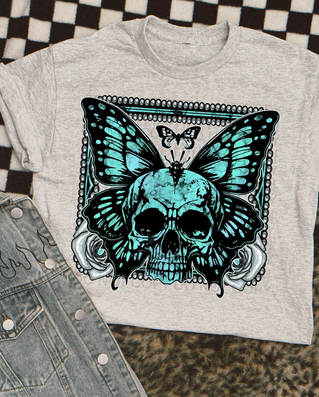 Butterfly Skull Graphic Tee