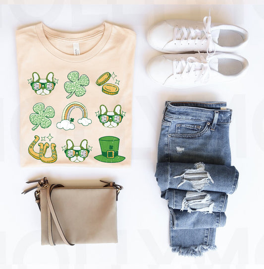 Lucky Frenchies Graphic Tee