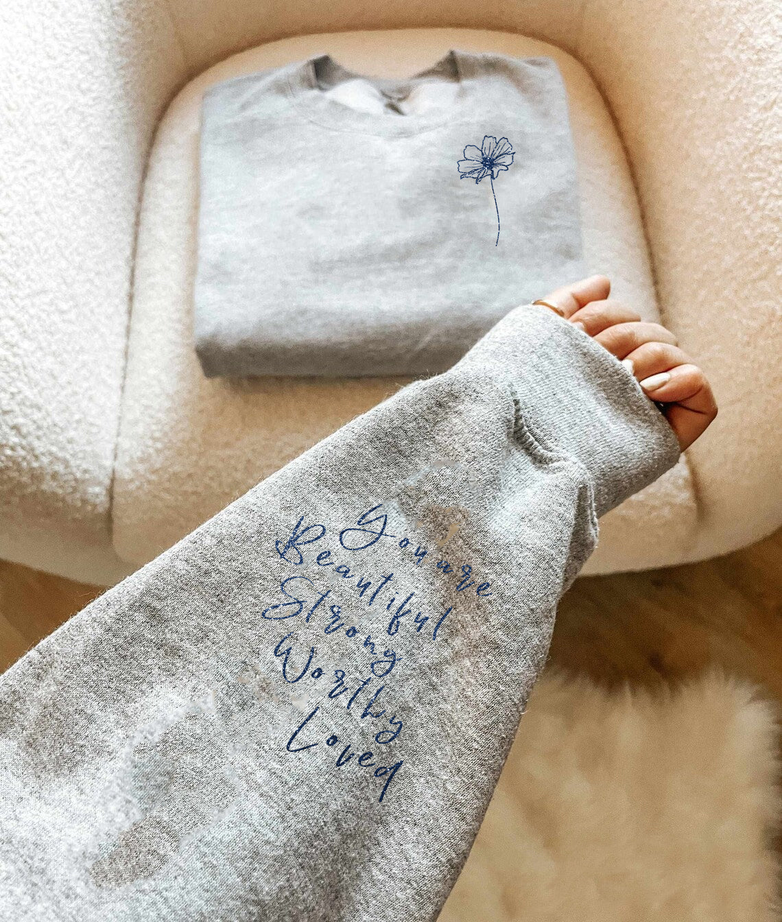 You Are Beautiful Strong Worthy Loved Graphic Tee Graphic Tee