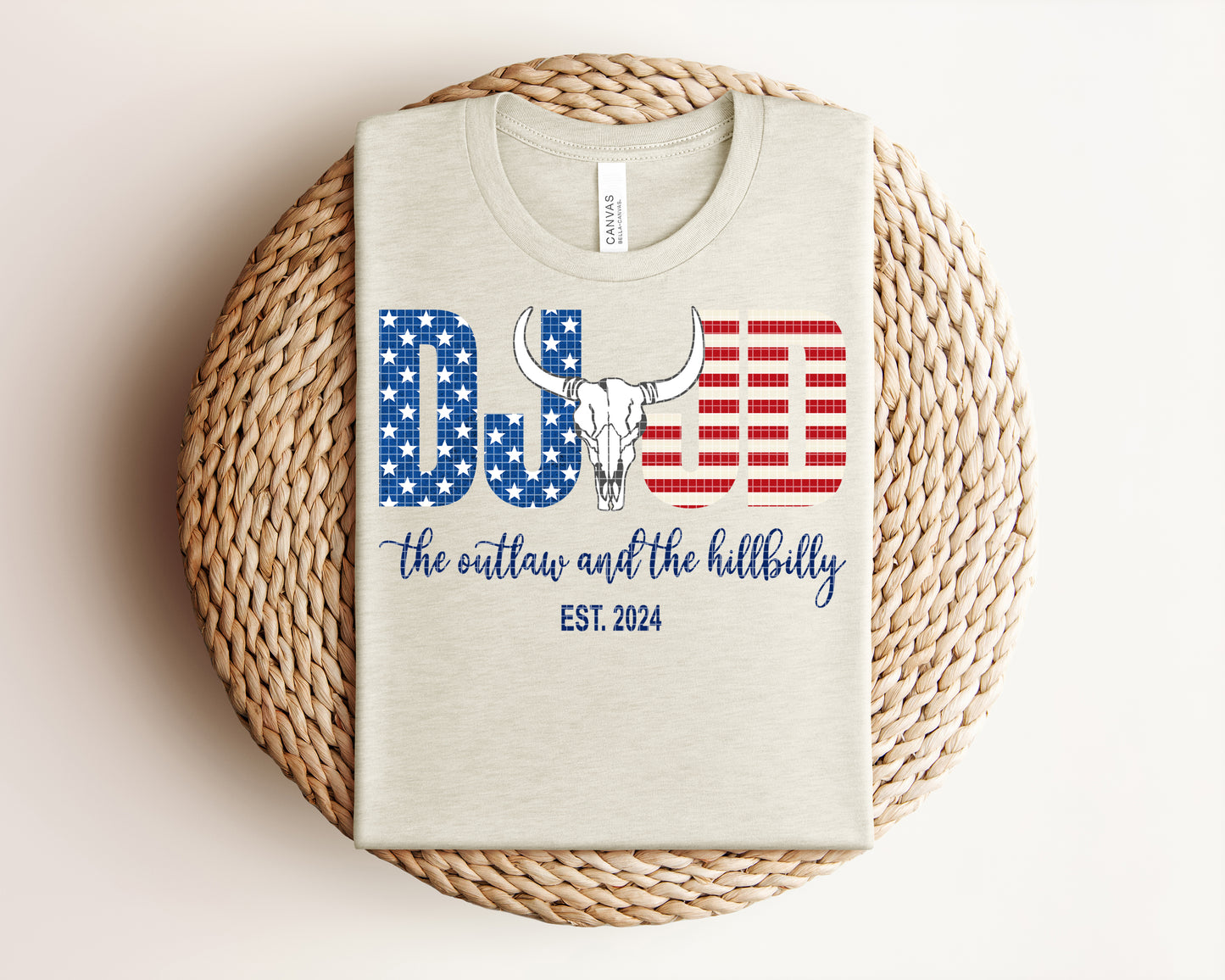 DJ JD The Outlaw and the Hillbilly Graphic Tee