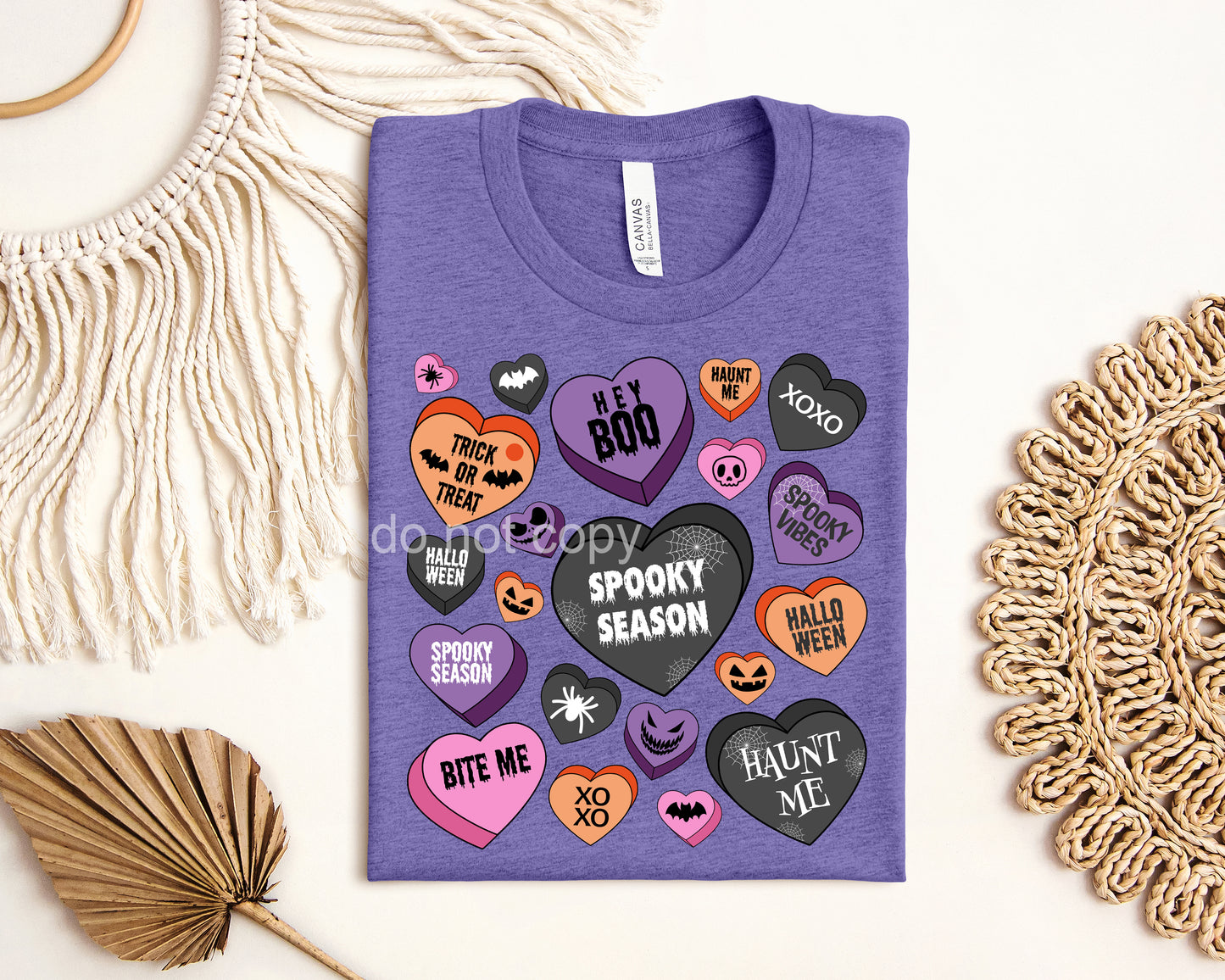 Hallowen Hearts Graphic Tee