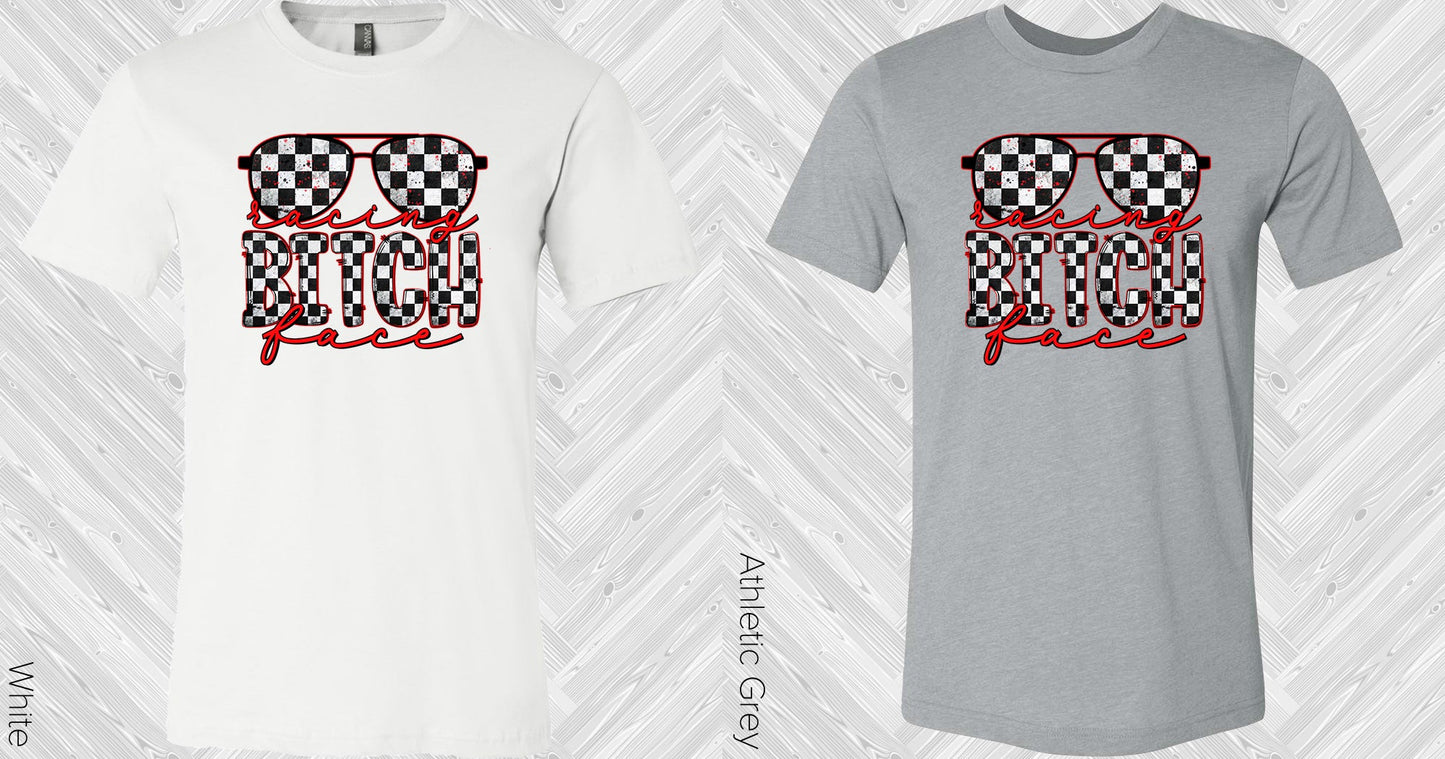 Racing Bi*** Face Graphic Tee Graphic Tee