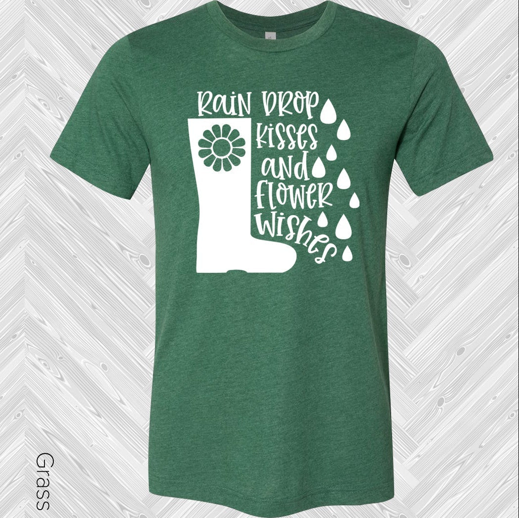 Rain Drop Kisses And Flower Wishes Graphic Tee Graphic Tee