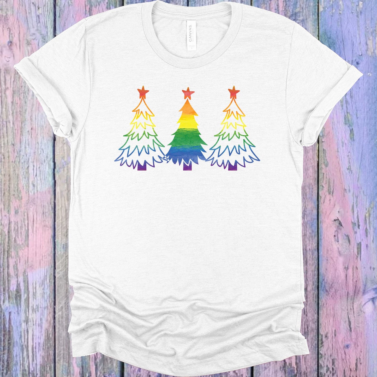 Rainbow Trees Graphic Tee Graphic Tee