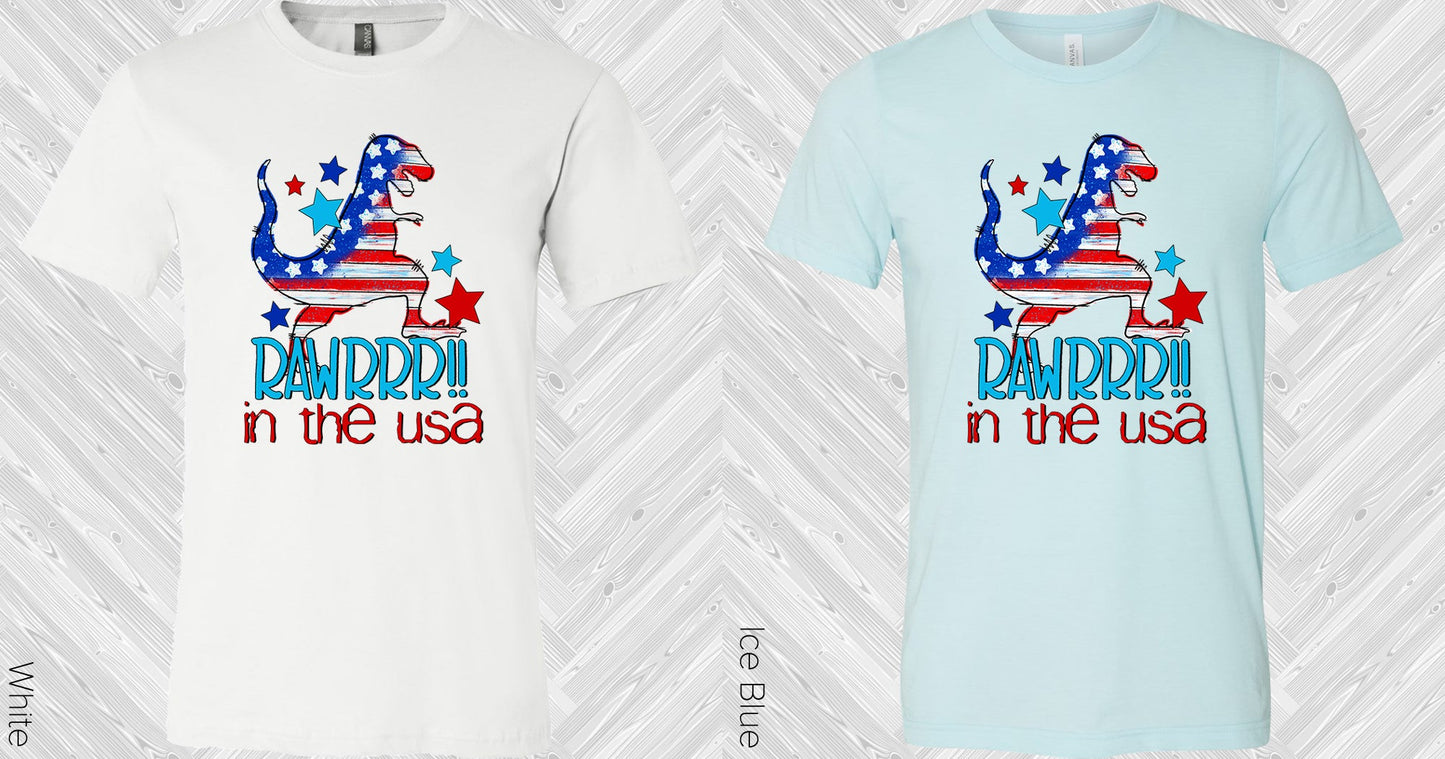 Rawrrr In The Usa Graphic Tee Graphic Tee