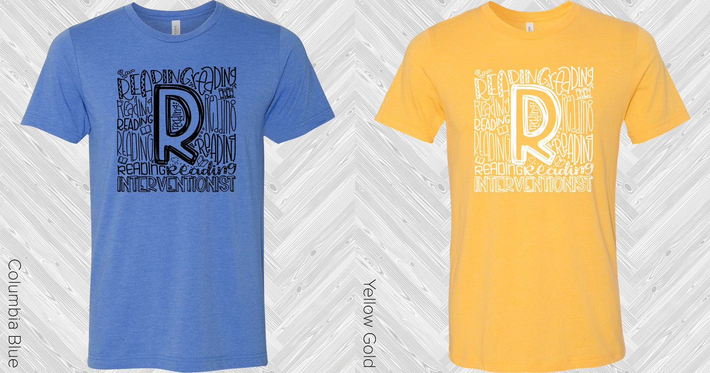 Reading Interventionist Subway Art Graphic Tee Graphic Tee