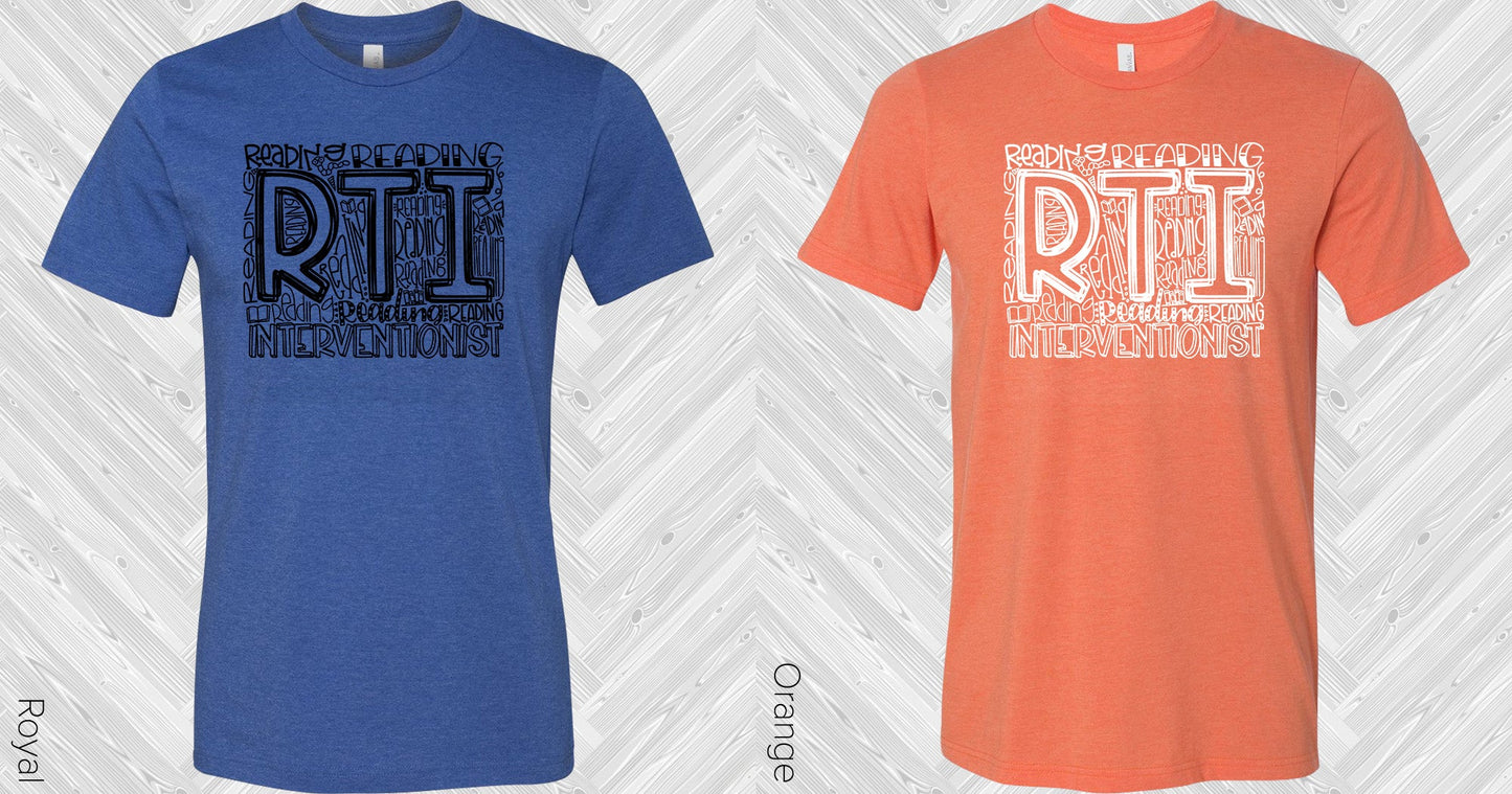 Reading Interventionist Subway Art Graphic Tee Graphic Tee