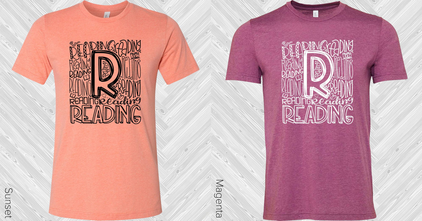Reading Subway Art Graphic Tee Graphic Tee
